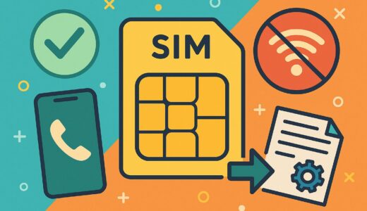 【格安SIM】電話はできるけどネットが繋がらない原因
