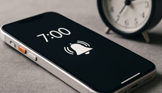 iPhoneで音なし目覚まし！サイレントモードでもバイブだけで起きる設定テクニック