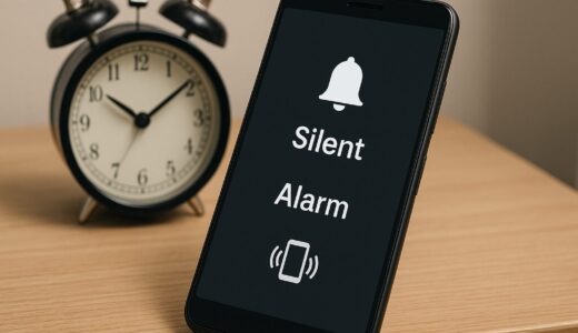 【Android】サイレントモードで音を出さずにバイブだけで起きる設定方法
