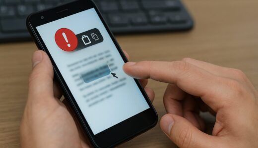 【Android】コピペが突然できなくなった？原因別の解決方法