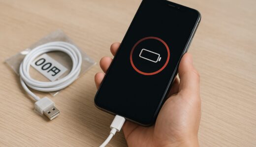 スマホの充電が遅いのは100均ケーブルが原因？速度の違いと対策方法